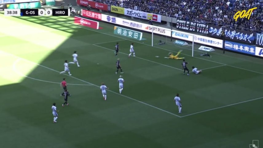 Gamba Osaka - Sanfrecce Hiroshima 0 - 0 | DEFESA DO GOLEIRO - Keisuke Osako