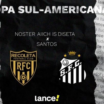 Recoleta x Santos: onde assistir, horário e escalações pela Sul-Americana