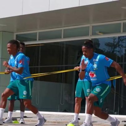 Seleção treina para amistoso pré-Copa contra o Panamá