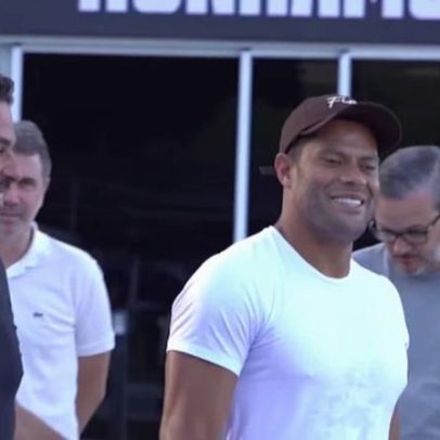 Despedida de Hulk na Cidade do Galo: bastidores