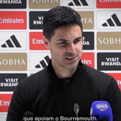 Arteta será torcedor do Bournemouth enquanto Arsenal se aproxima do título
