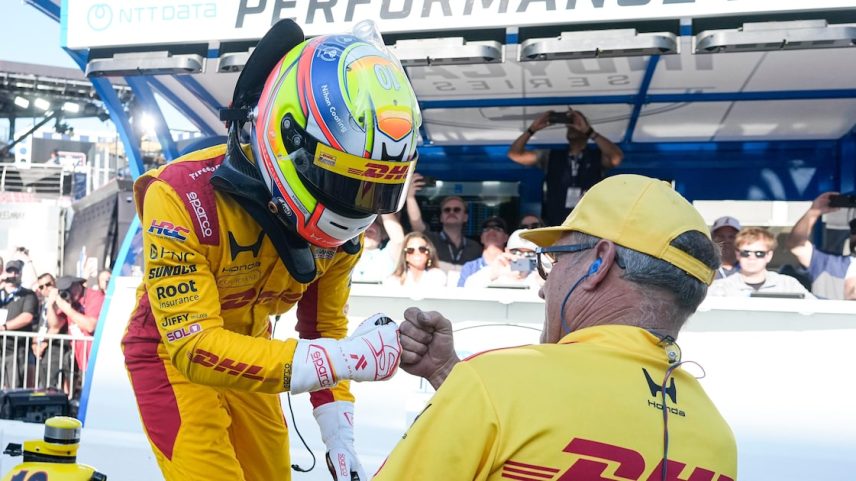 Espanhol Palou é pole nas 500 Milhas de Indianápolis; Collet sai em 10º, e Castroneves, em 15º. Foto: Michael Conroy/AP