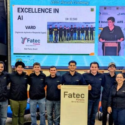 Alunos da Fatec Pompeia Shunji Nishimura ganham prêmio em IA e Robótica