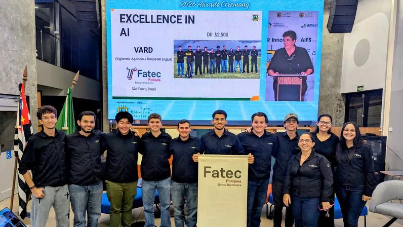 Alunos da Fatec Pompeia Shunji Nishimura ganham prêmio em IA e Robótica