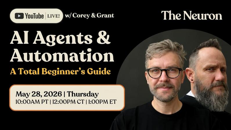 Click the image to join us live!