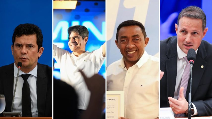 Sérgio Moro, ACM Neto, Joel Rodrigues e Guilherme Derrite são candidatos que podem ser impactados
