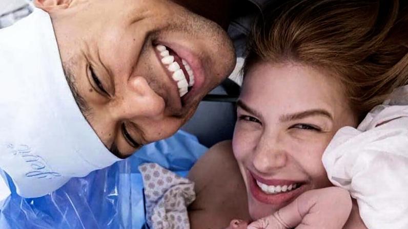 Lorena Improta mostra rosto do bebê recém-nascido e faz declaração