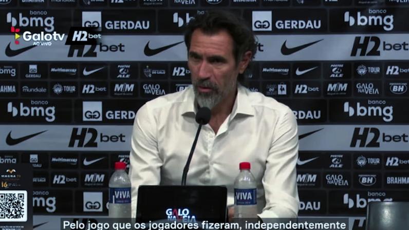 Domínguez destaca eficiência do Galo em ambas as áreas na vitória no clássico