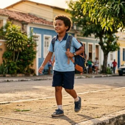 Caminhar sozinho para a escola desenvolve autoconfiança espacial e independência