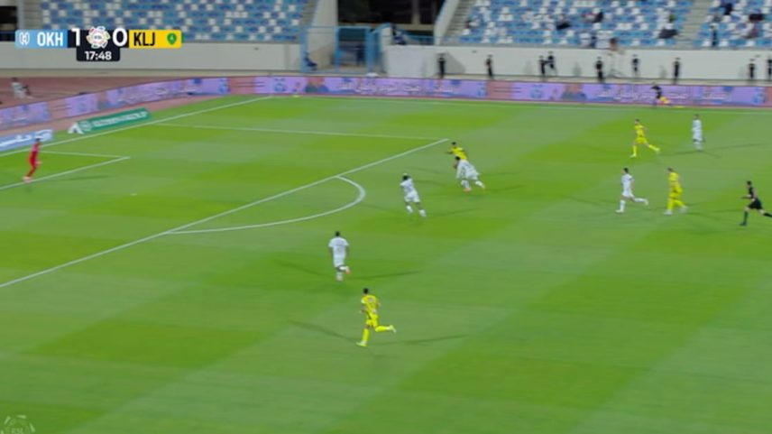 Al Okhdood – Al Khaleej 1 - 1 | GOL – Joshua King
