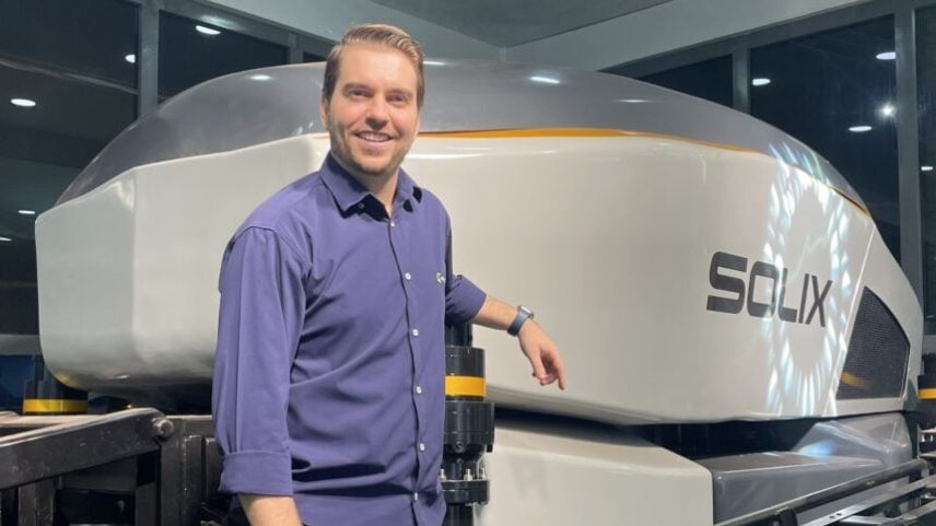 Leonardo Carvalho, que está nos EUA lançando o novo projeto da Solinftec