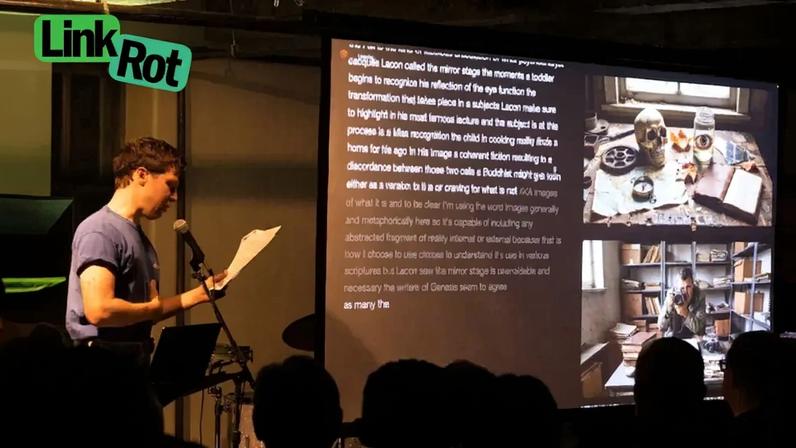 Gideon Jacobs performs at Giorno Poetry Systems in early May.