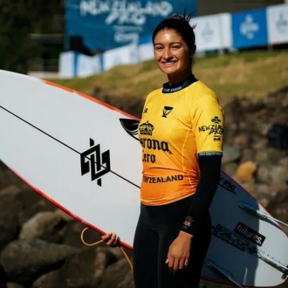 Luana Silva estreia lycra amarela em etapa histórica da WSL
