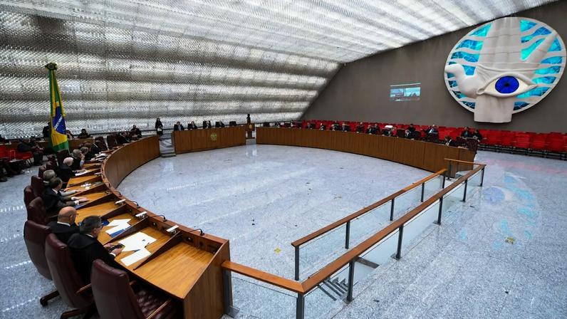Plenário do Superior Tribunal de Justiça (STJ), em Brasília. (Foto: Lucas Pricken/STJ)