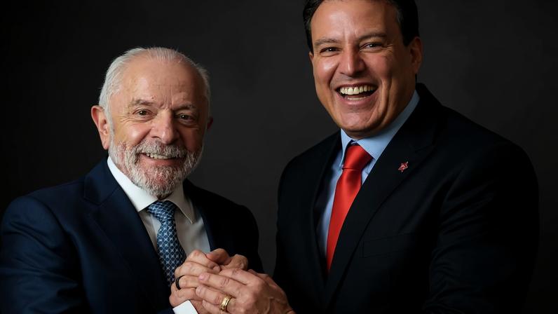 Lula e Felipe Camarão