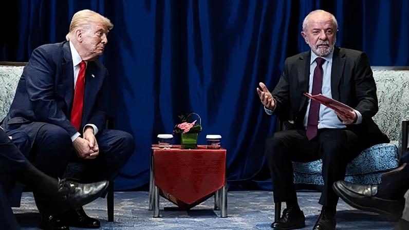 Lula e Trump na Malásia em 26/10/2025