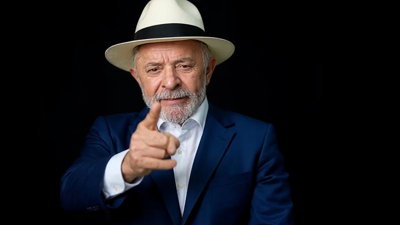 O presidente Luiz Inácio Lula da Silva (PT) durante pronunciamento em rede de rádio e TV