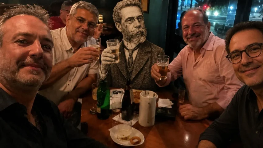 Machado de Assis: Genial!, brilhante!, maravilhoso!, sensacional!, formidável!, esplêndido! e etc. (Foto: ChatGPT)