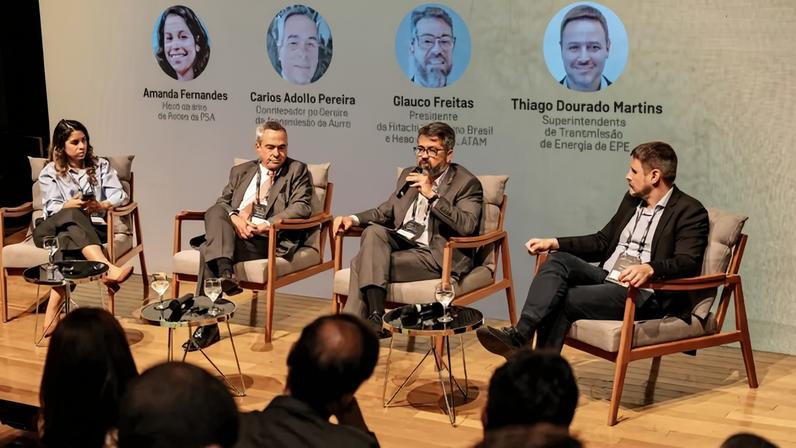 Transmissão de energia: rede elétrica precisa acompanhar avanço renovável no Brasil. (HITACHI/Divulgação)