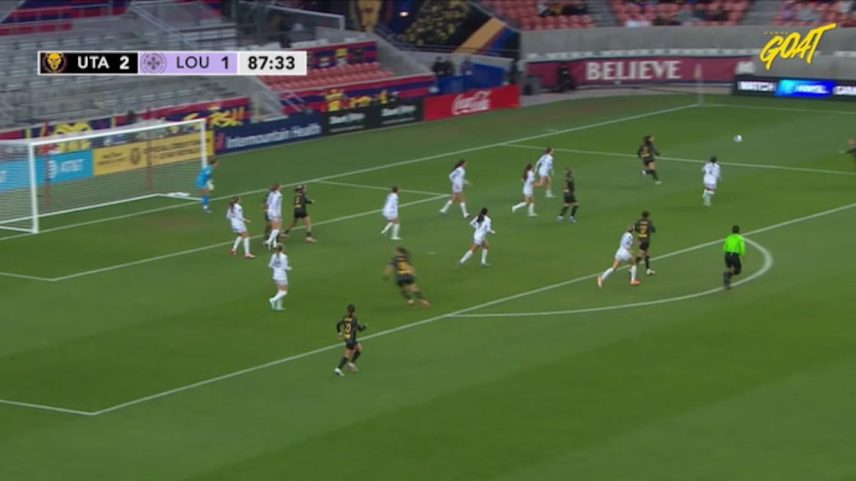 Utah Royals (W) - Rac. Louisville (W) 2 - 1 | CHUTE - Kate Del Fava