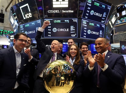 Jeremy Allaire, CEO de Circle, en el día de su salida a Bolsa.