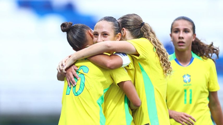 Brasil vence novamente e segue líder no Sul-Americano Sub-17 feminino