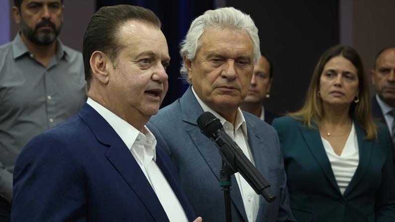 Kassab e Caiado conversam com Zema sobre aliança no 1º turno
