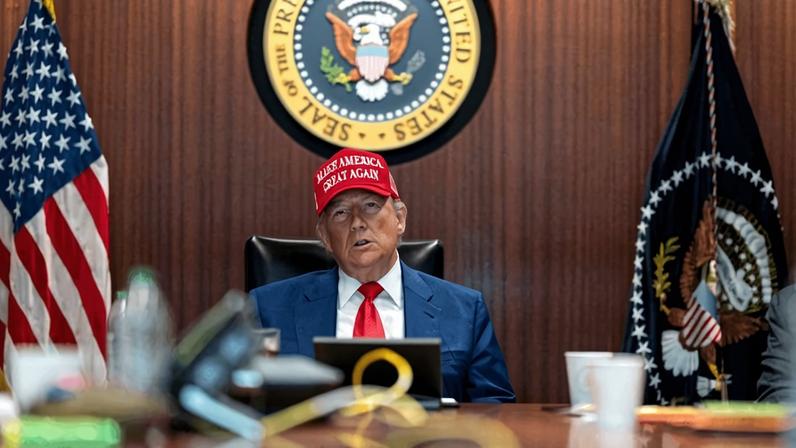 Presidente dos EUA, Donald Trump, em 21 de junho de 2025 na Casa Branca | Divulgação/Reuters