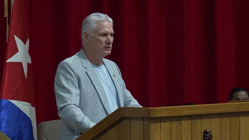 Presidente de Cuba, Miguel Díaz-Canel | Reprodução