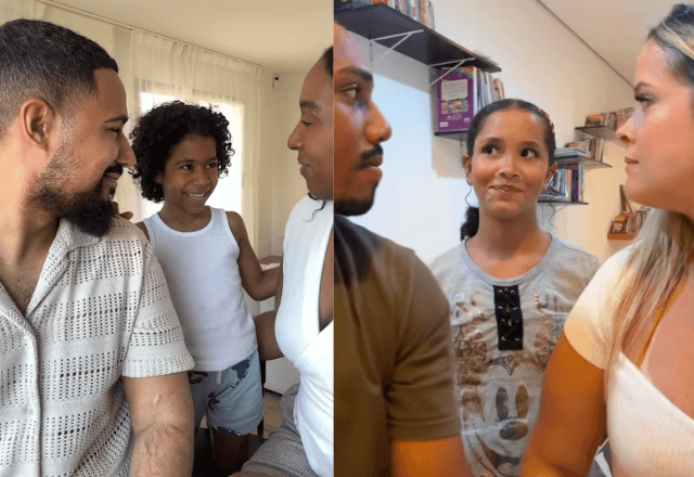 Trend nas redes mostra vínculo afetivo entre pais e filhos | Foto: Reprodução/ Redes Sociais