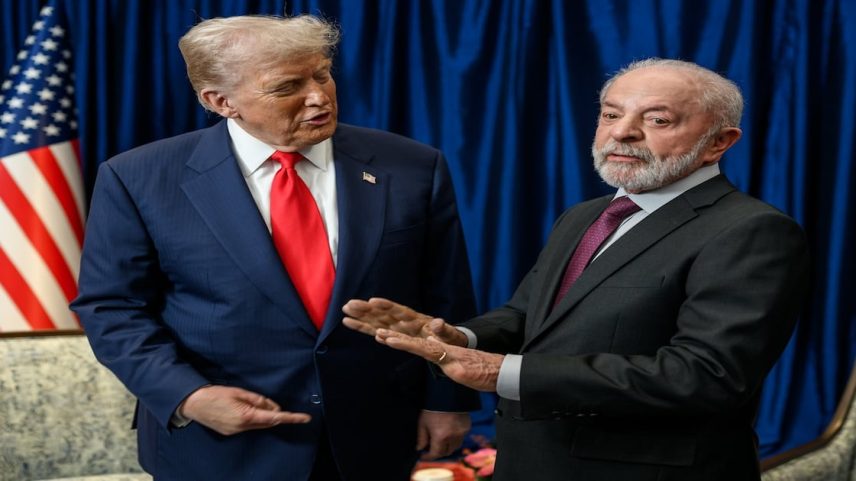 Trump e Lula se encontraram na semana passada, na Casa Branca