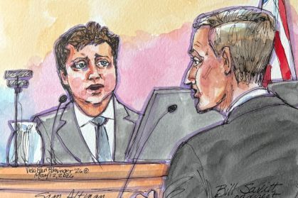 Presidente da OpenAI, Sam Altman, é questionado pelo advogado da OpenAI, Bill Savitt, durante o julgamento da ação de Elon Musk