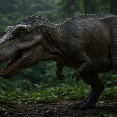 Cabeça poderosa pode explicar braços curtos do T. rex, dizem cientistas