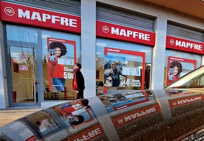 Oficina de la compañía aseguradora Mapfre en Madrid.