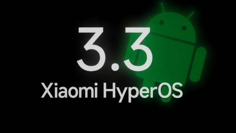 Logotipo de HyperOS 3.3 con el logo de Android