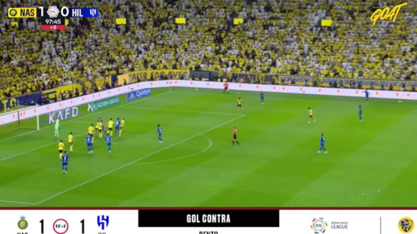 Al Nassr - Al Hilal 1 - 1 | GOL CONTRA - Bento