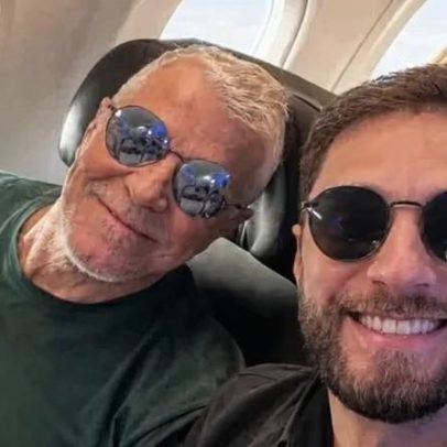 Miguel Falabella chama a atenção do namorado ao comentar foto sem camisa