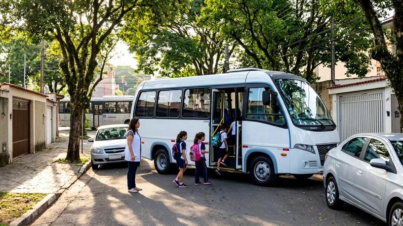 O miniônibus que chega a 34 passageiros mais motorista explica por que o Volare virou solução flexível para escolas e empresas
