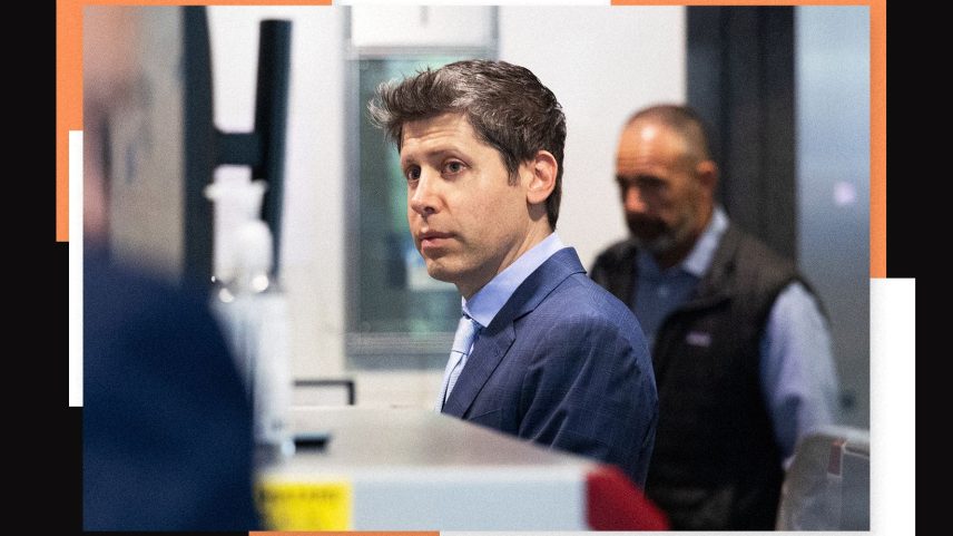 OAKLAND CALIFORNIA APRIL 30 OpenAI CEO Sam Altman arrives to court at the Ronald V. Dellums Federal Building on April...