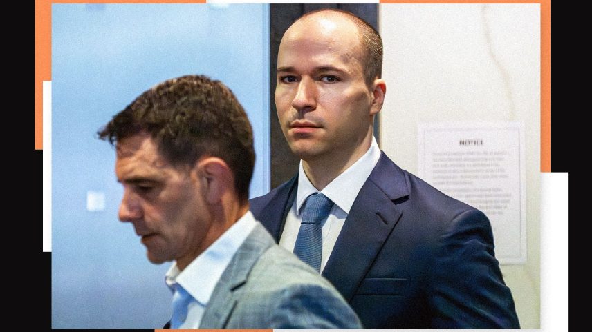 Greg Brockman president and cofounder of OpenAI Inc. arrives at the federal court in Oakland California US on Monday May...