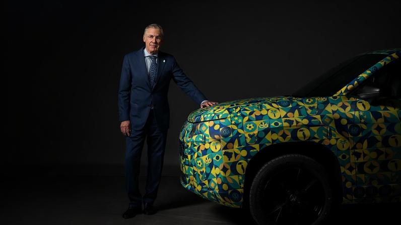 Volkswagen Tukan 2027 e Carlo Ancelotti: picape é revelada no dia da convocação • Divulgação