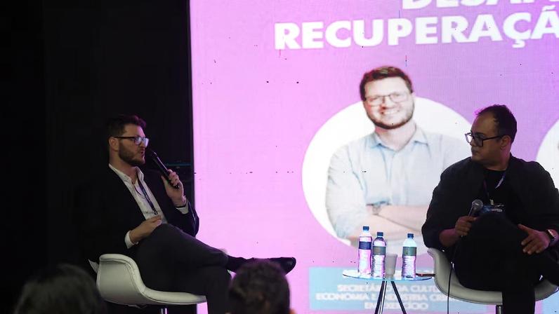 O painel contou com a presença de Marcelo Henrique de Assis, secretário-executivo da Secretaria de Cultura, Economia e Industria Criativas do Estado de São Paulo.