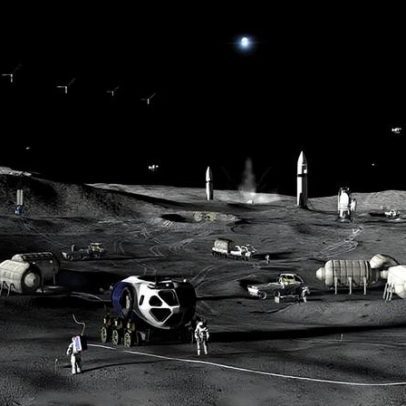 Nasa divulga imagens do projeto de base lunar