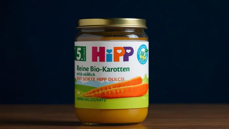 Papinha para bebês da marca HiPP