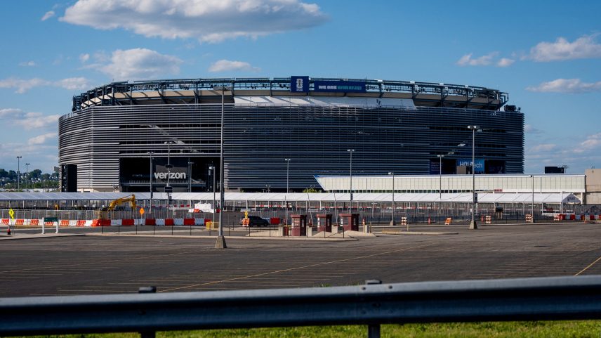 Vista geral do MetLife Stadium antes da Copa do Mundo 2026 em East Rutherford