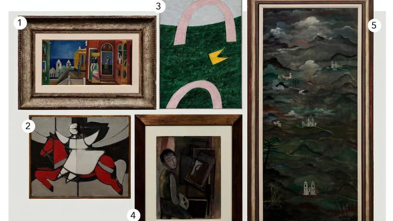 Obras de arte de mestres como Di Cavalcanti e Alfredo Volpi podem ser vistas após 40 anos