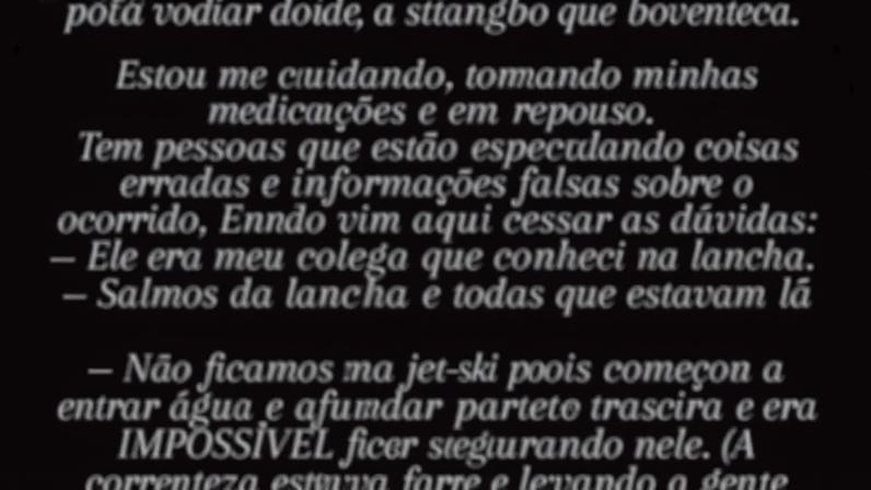 Comunicado foi divulgado nas redes sociais • Reprodução/Rede sociais