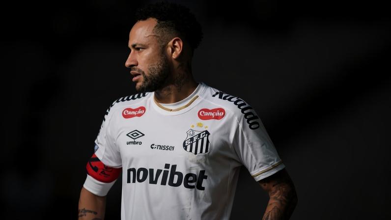 Neymar atacante do Santos