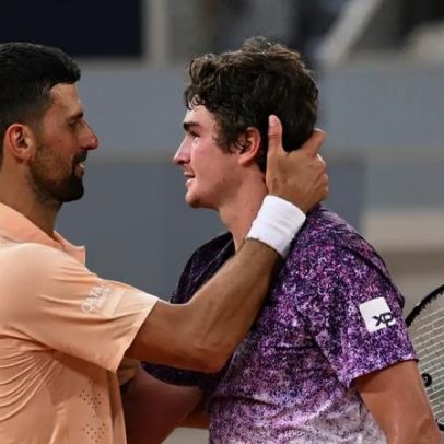 Djokovic envia mensagem a João Fonseca após vitória do brasileiro