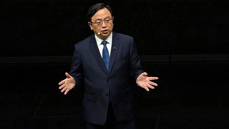 Wang Chuanfu, fundador e presidente executivo da BYD, em evento de anúncio de novas tecnologias da montadora